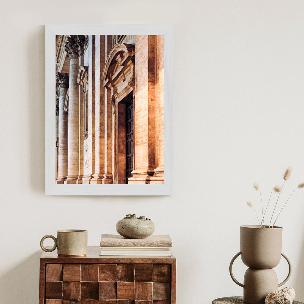 Plakat Kościół Świętego Ignacego Loyoli W Rzymie Architektura Rama Aluminiowa Kolor Czarny