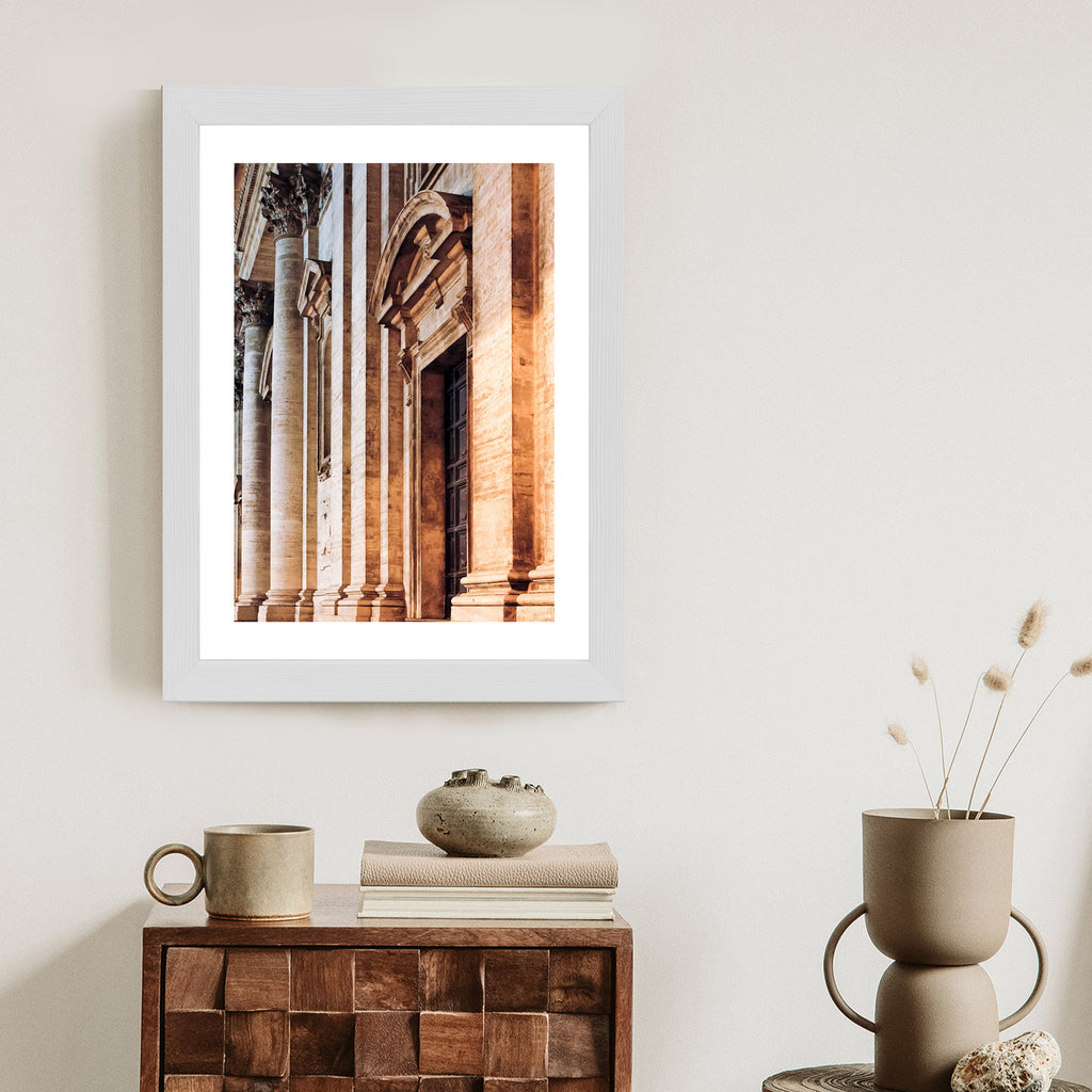 Plakat Kościół Świętego Ignacego Loyoli W Rzymie Architektura Rama Aluminiowa Kolor Czarny