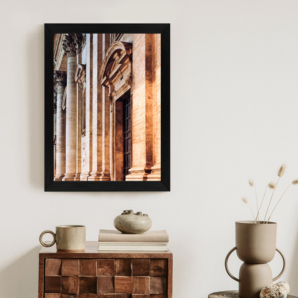Plakat Kościół Świętego Ignacego Loyoli W Rzymie Architektura Rama Aluminiowa Kolor Czarny