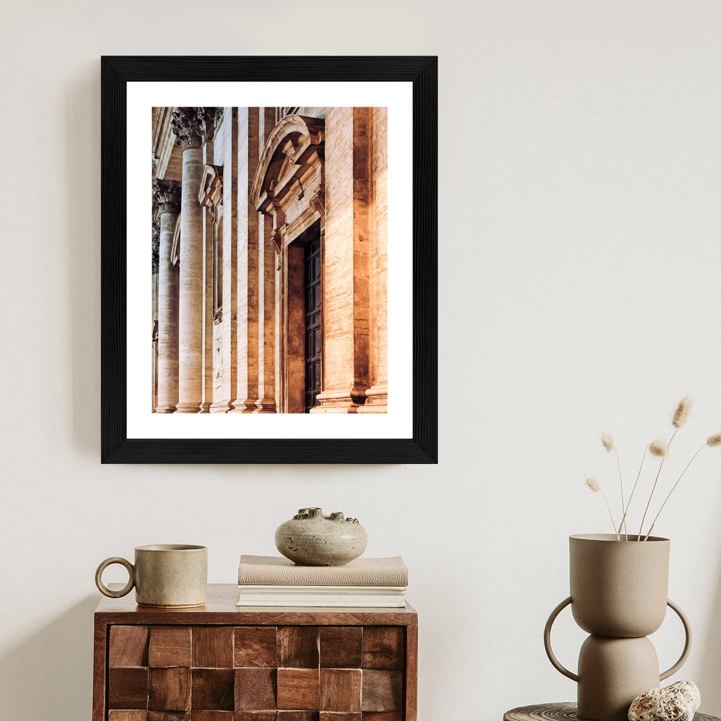 Plakat Kościół Świętego Ignacego Loyoli W Rzymie Architektura Rama Aluminiowa Kolor Czarny