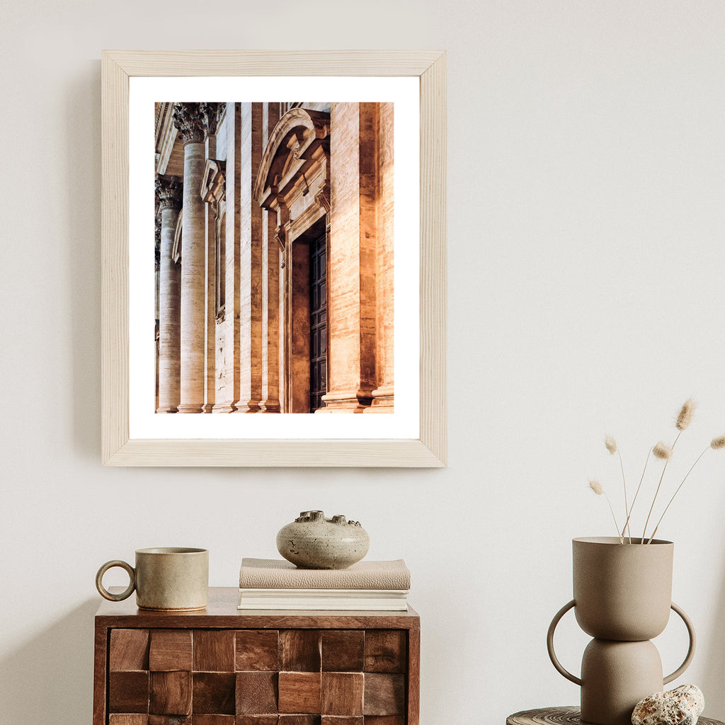 Plakat Kościół Świętego Ignacego Loyoli W Rzymie Architektura Rama Aluminiowa Kolor Czarny