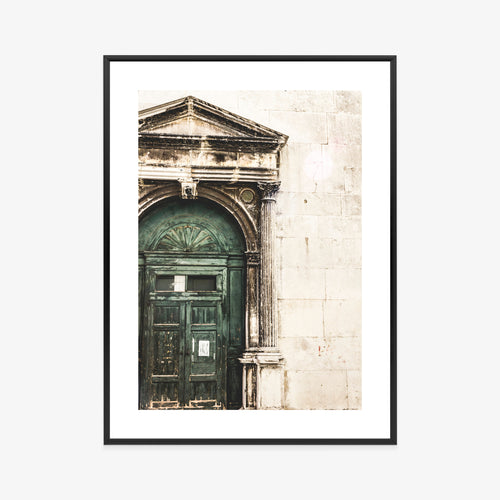 Plakat Stare Drzwi Architektura W Wenecji Rama Aluminiowa Kolor Czarny
