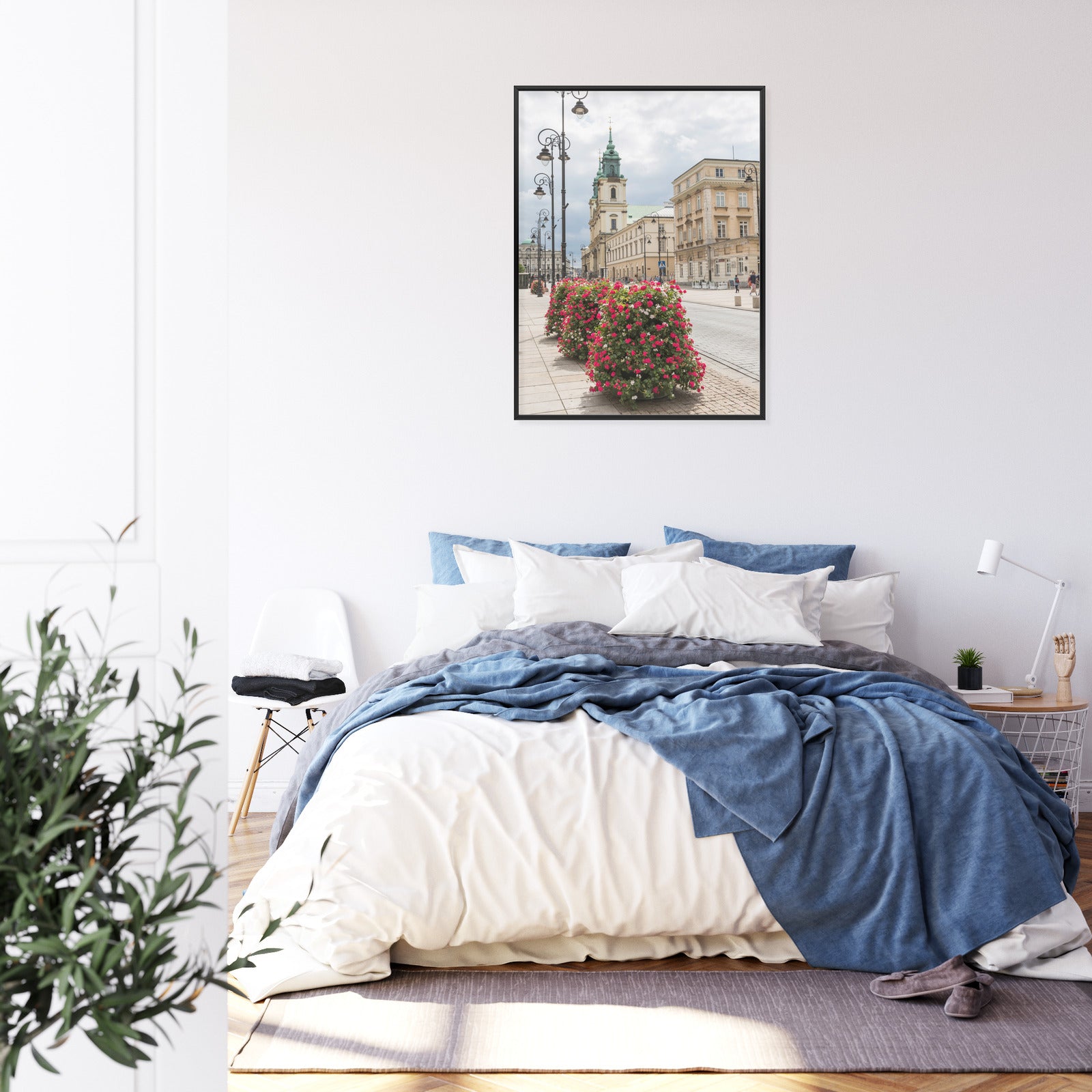 Plakat Kościół Świętego Krzyża W Dzielnicy Śródmieście W Warszawie Rama Aluminiowa Kolor Czarny