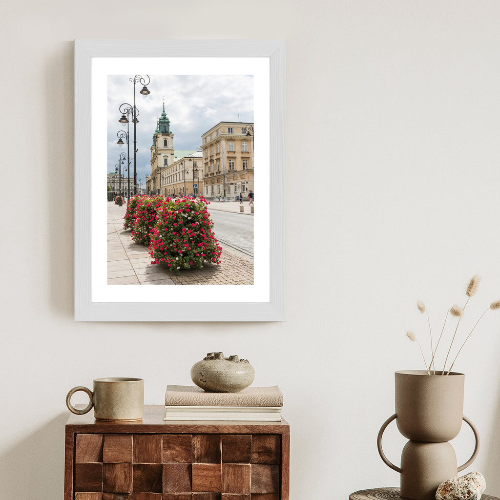 Plakat Kościół Świętego Krzyża W Dzielnicy Śródmieście W Warszawie Rama Aluminiowa Kolor Czarny
