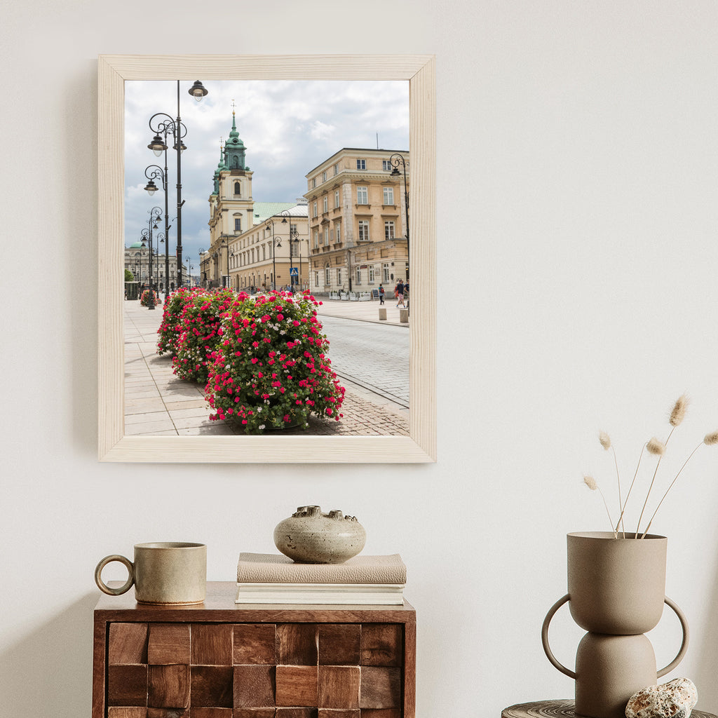 Plakat Kościół Świętego Krzyża W Dzielnicy Śródmieście W Warszawie Rama Aluminiowa Kolor Czarny