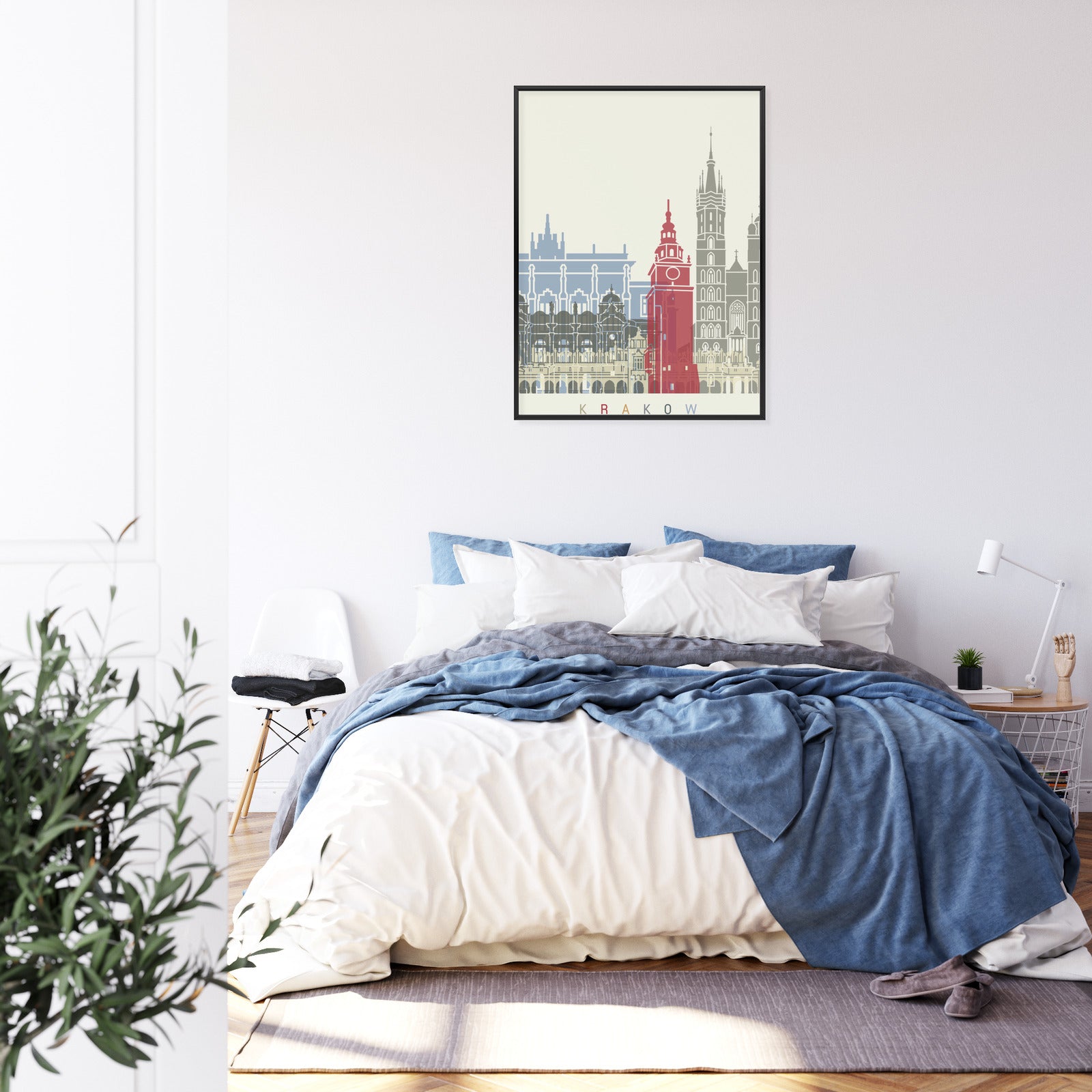 Plakat Słynna Architektura Krakowa Rama Aluminiowa Kolor Czarny