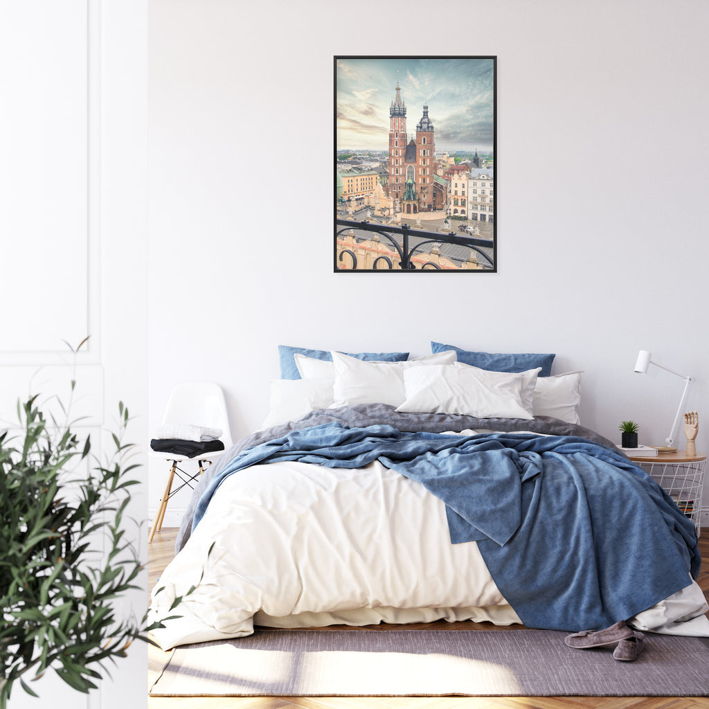 Plakat Kościół Mariacki W Krakowie Rama Aluminiowa Kolor Czarny