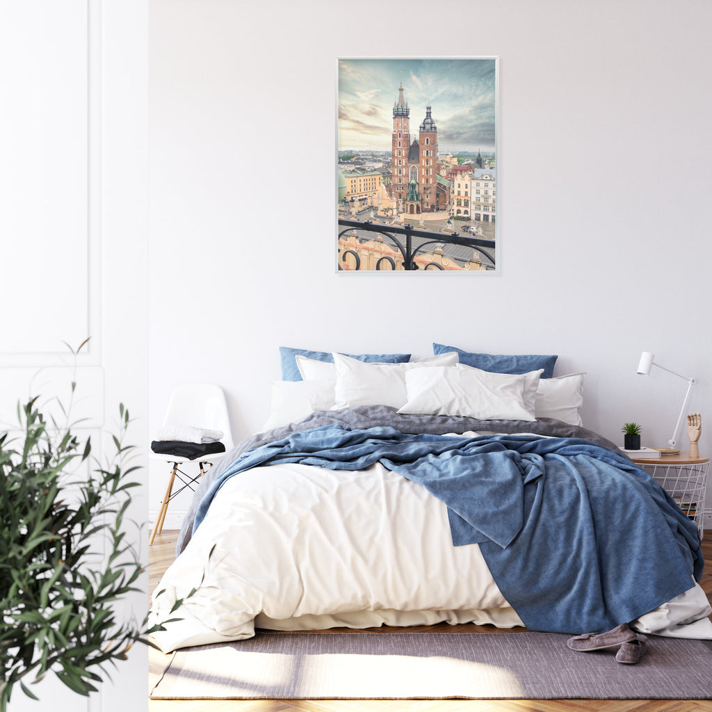 Plakat Kościół Mariacki W Krakowie Rama Aluminiowa Kolor Czarny