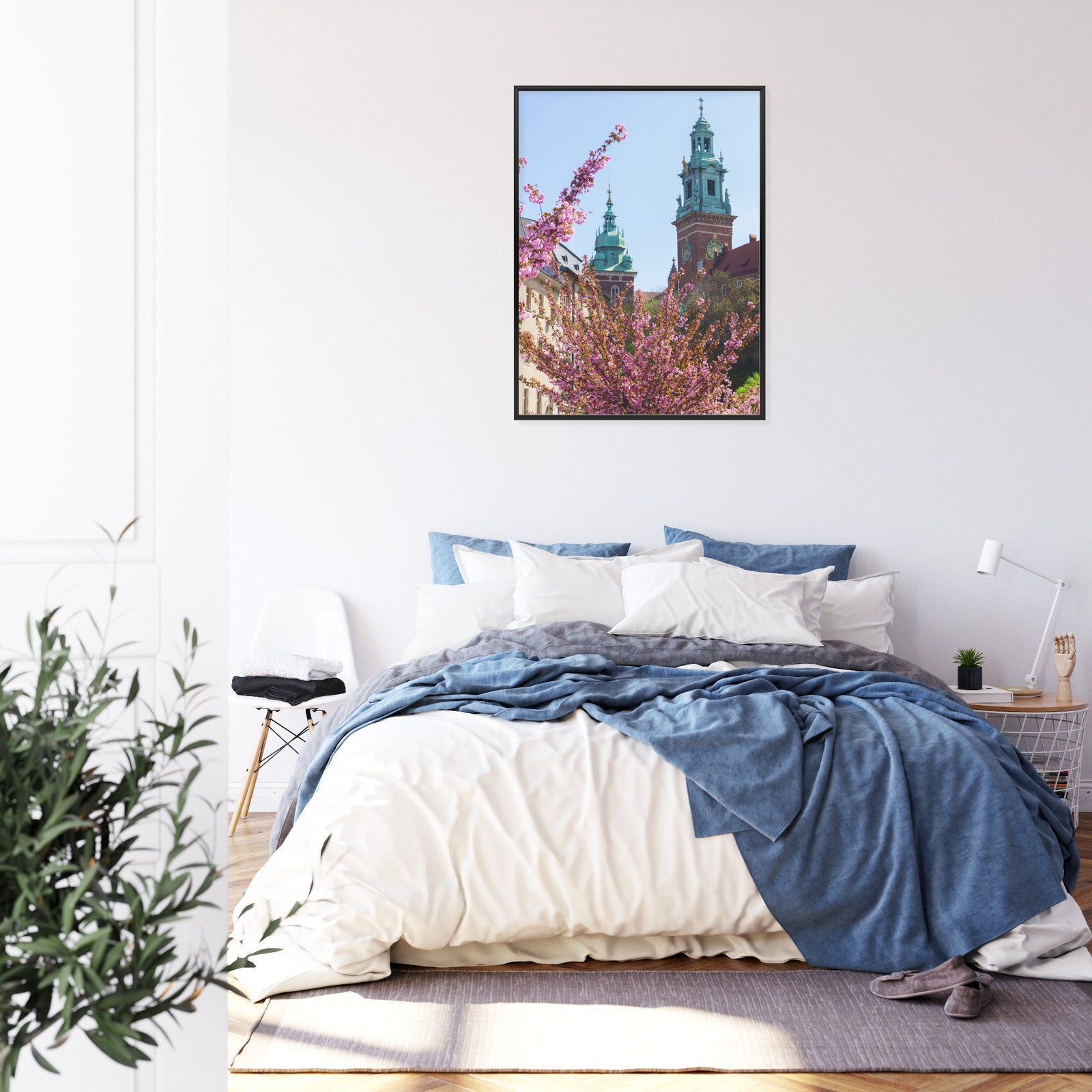 Plakat Wieże Katedry Wawelu Kraków Rama Aluminiowa Kolor Czarny