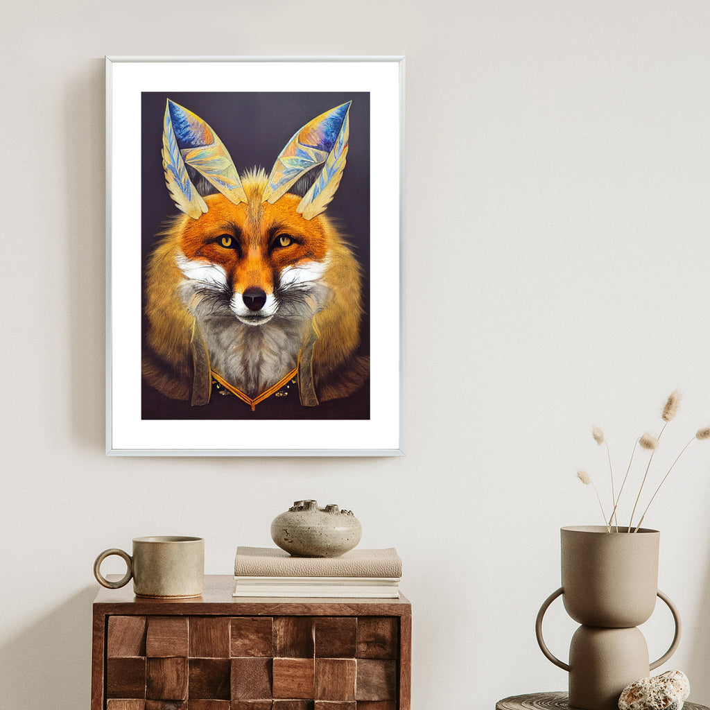 Plakat Portret Lisa Na Ilustracji