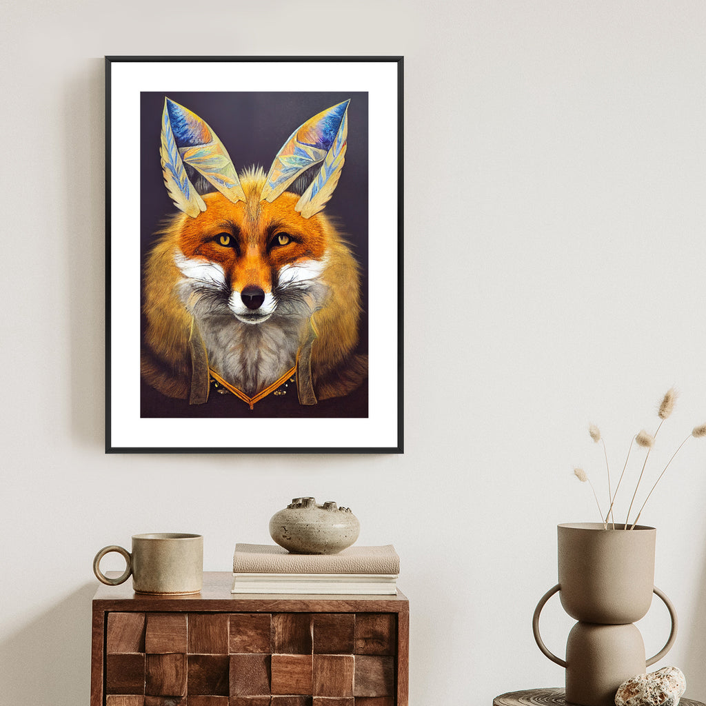 Plakat Portret Lisa Na Ilustracji