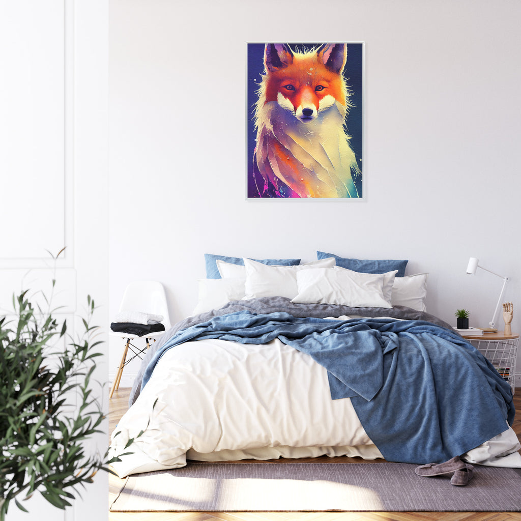 Plakat Piękny Portret Artystyczny Lisa Rudego