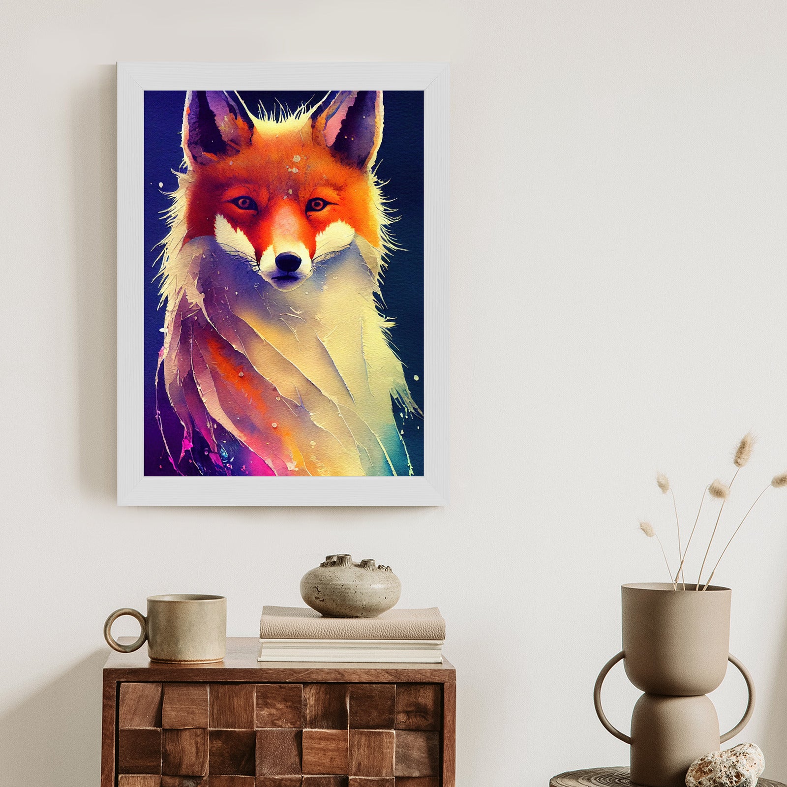 Plakat Piękny Portret Artystyczny Lisa Rudego