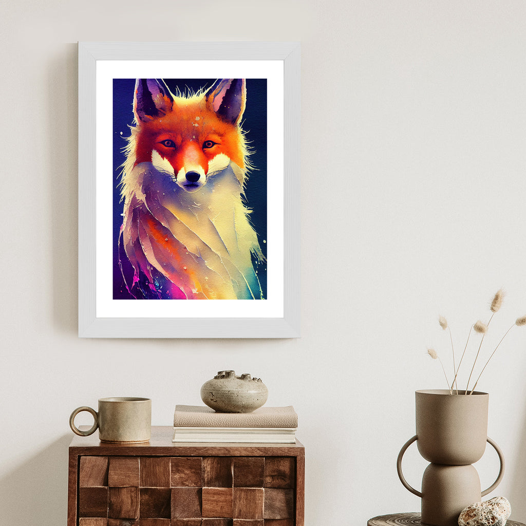 Plakat Piękny Portret Artystyczny Lisa Rudego