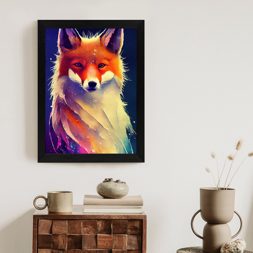 Plakat Piękny Portret Artystyczny Lisa Rudego