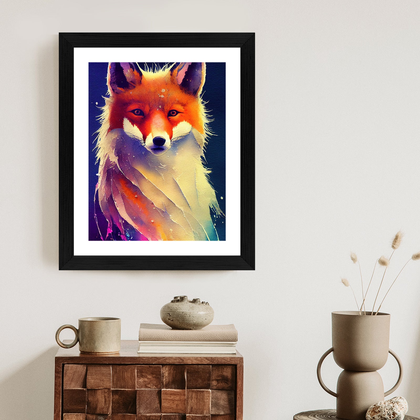 Plakat Piękny Portret Artystyczny Lisa Rudego