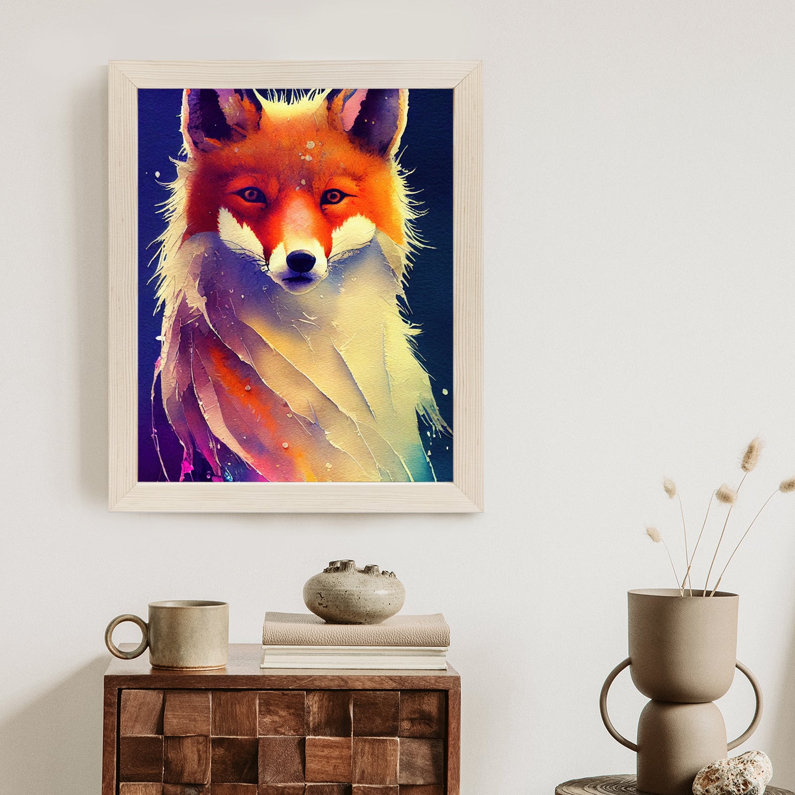 Plakat Piękny Portret Artystyczny Lisa Rudego