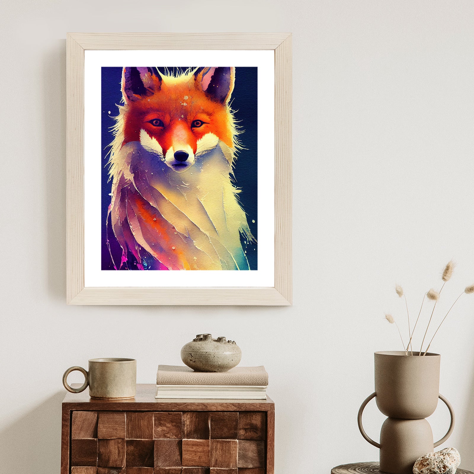 Plakat Piękny Portret Artystyczny Lisa Rudego