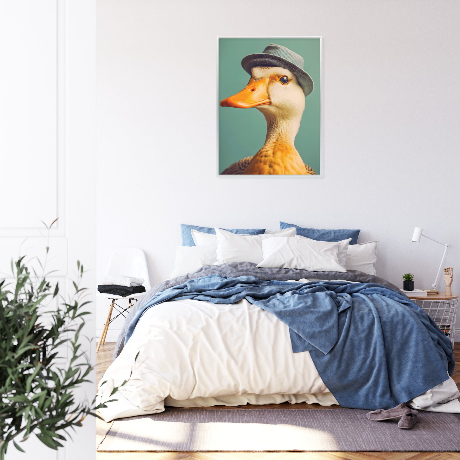 Plakat Kaczka Z Kapeluszem