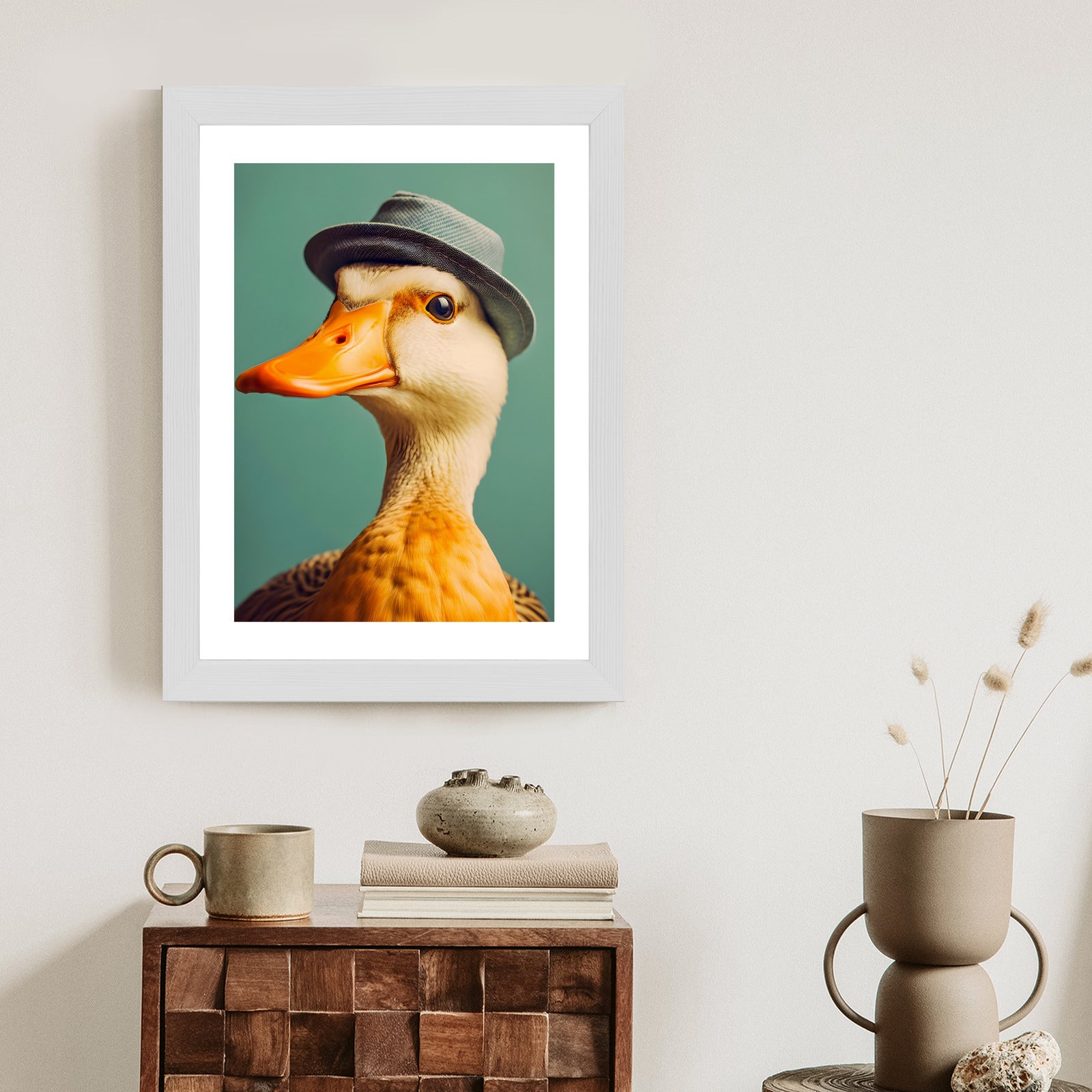 Plakat Kaczka Z Kapeluszem