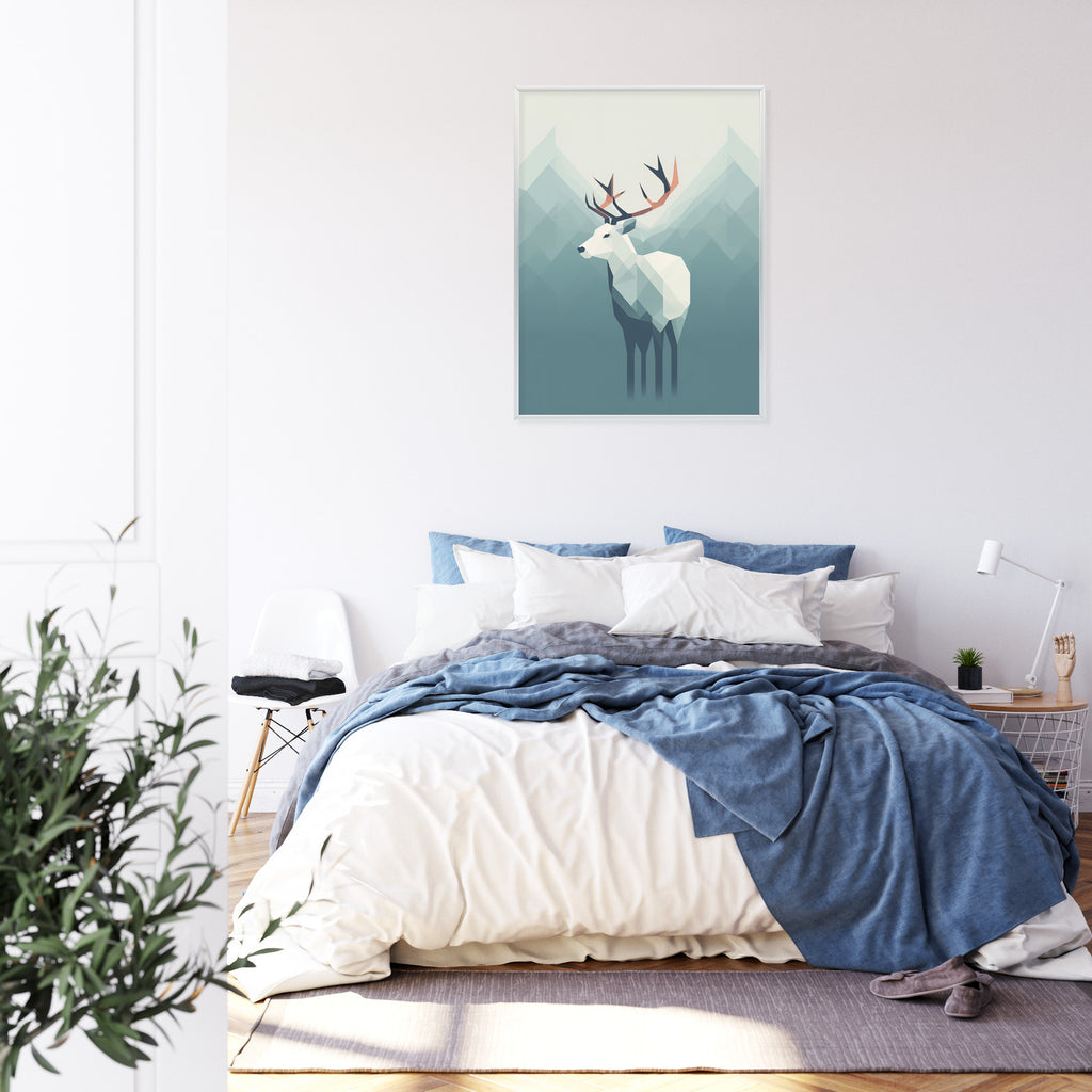 Plakat Jeleń W Stylu Skandynawskim