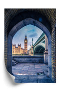 Plakat Big Ben I Pałac Westminsterski Rama Aluminiowa Kolor Czarny