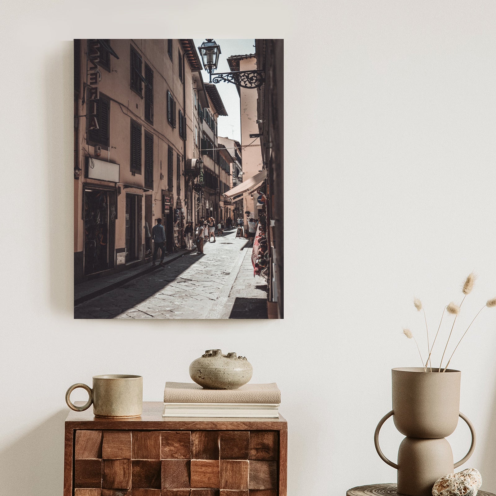 Plakat Uliczna Architektura Rzymu Rama Aluminiowa Kolor Czarny