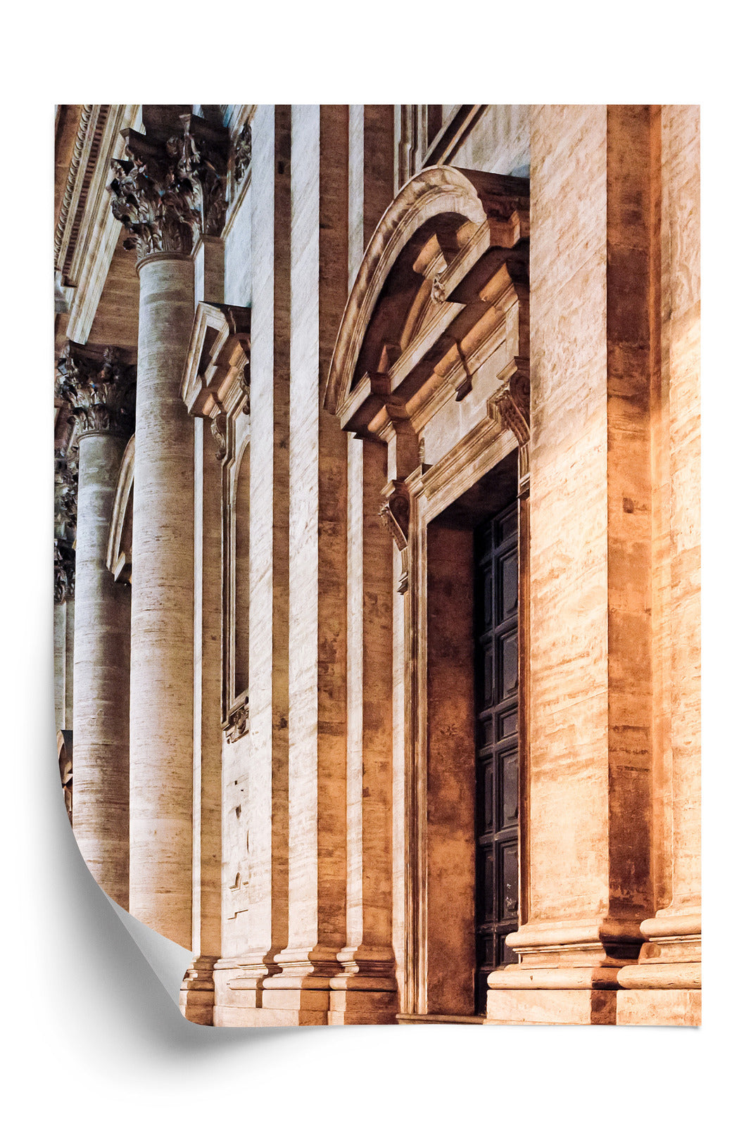 Plakat Kościół Świętego Ignacego Loyoli W Rzymie Architektura Rama Aluminiowa Kolor Czarny