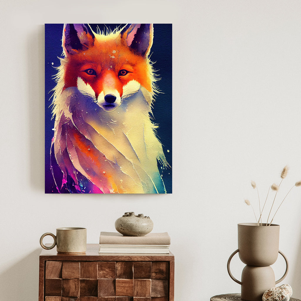 Plakat Piękny Portret Artystyczny Lisa Rudego