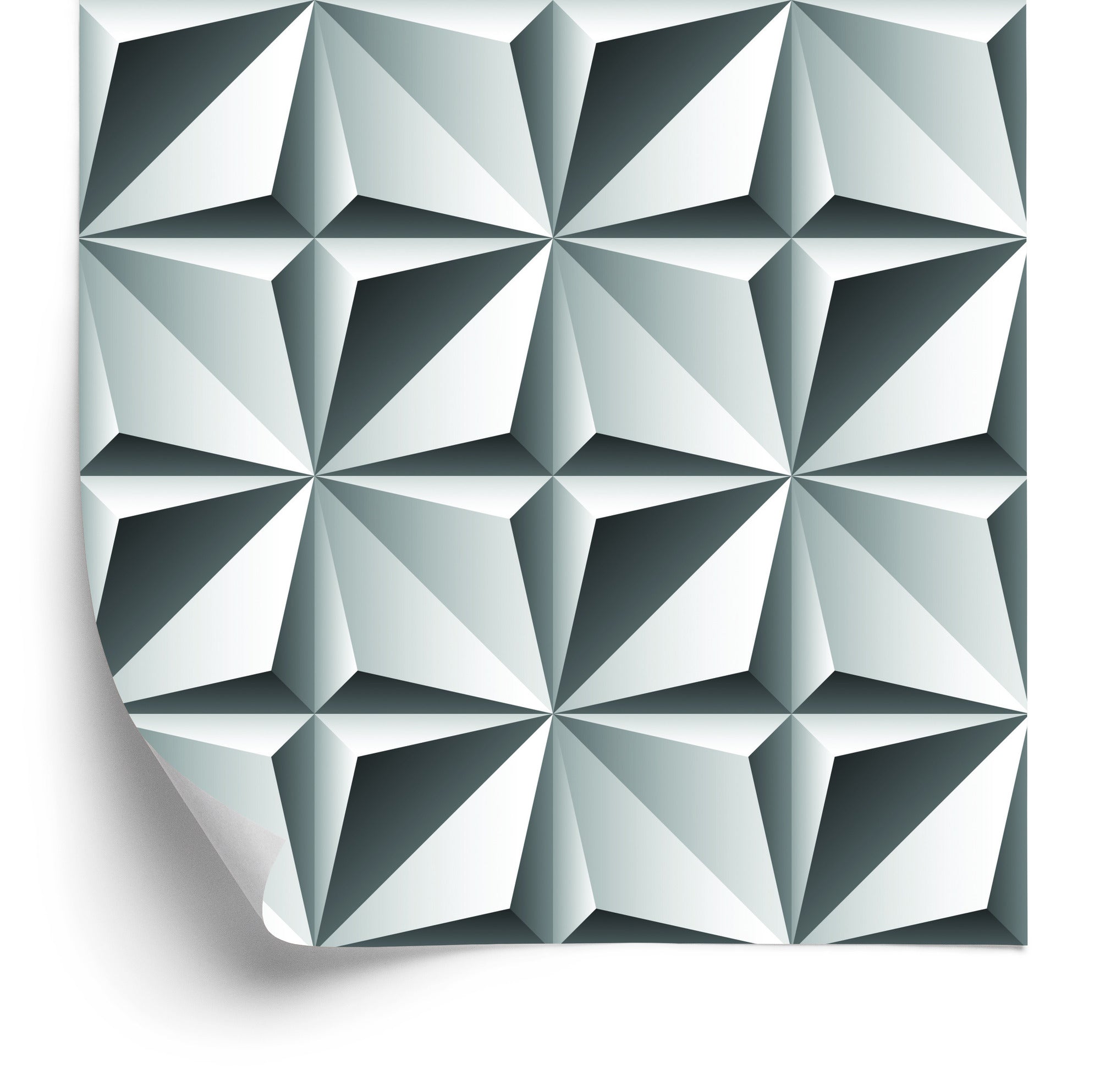 Tapeta Optyczna 3D, Figury Geometryczne, Do Salonu