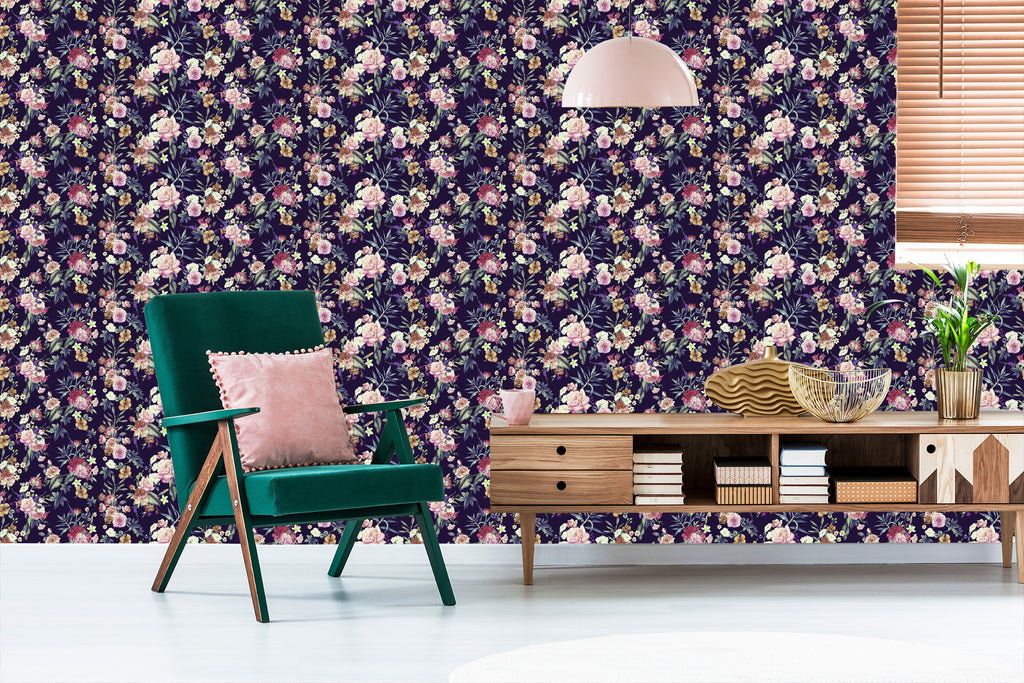 Tapeta Kwiaty W Stylu Vintage