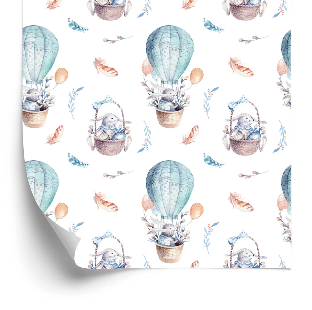 Tapeta Balony Z Roślinami W Tle