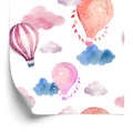 Tapeta Balony Na Tle Kolorowych Chmur