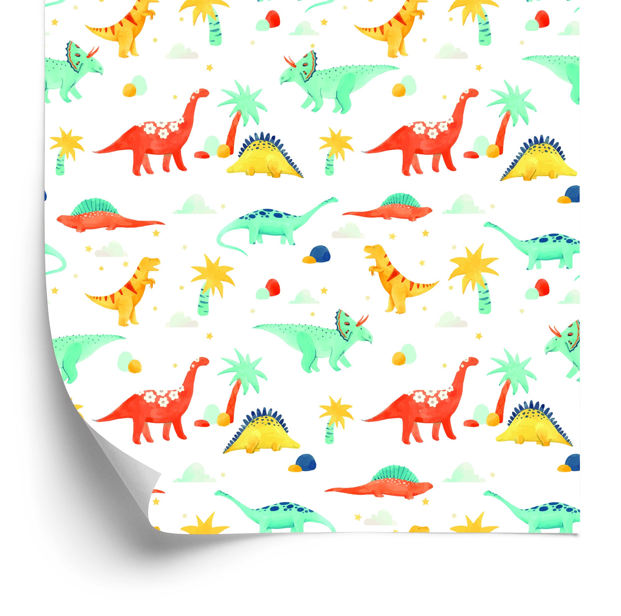 Tapeta Dla Dzieci - Dinozaury