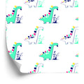 Tapeta Do Pokoju Dziecka, Dinozaury Rośliny Liście