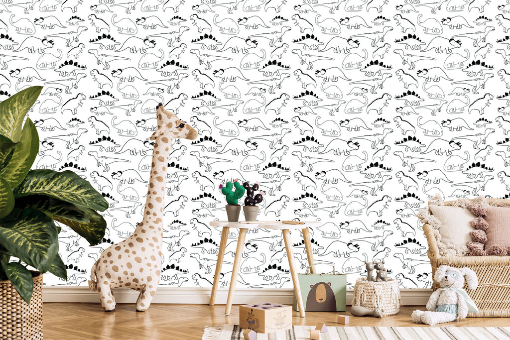 Tapeta Z Dinozaurami, Do Pokoju Dziecka