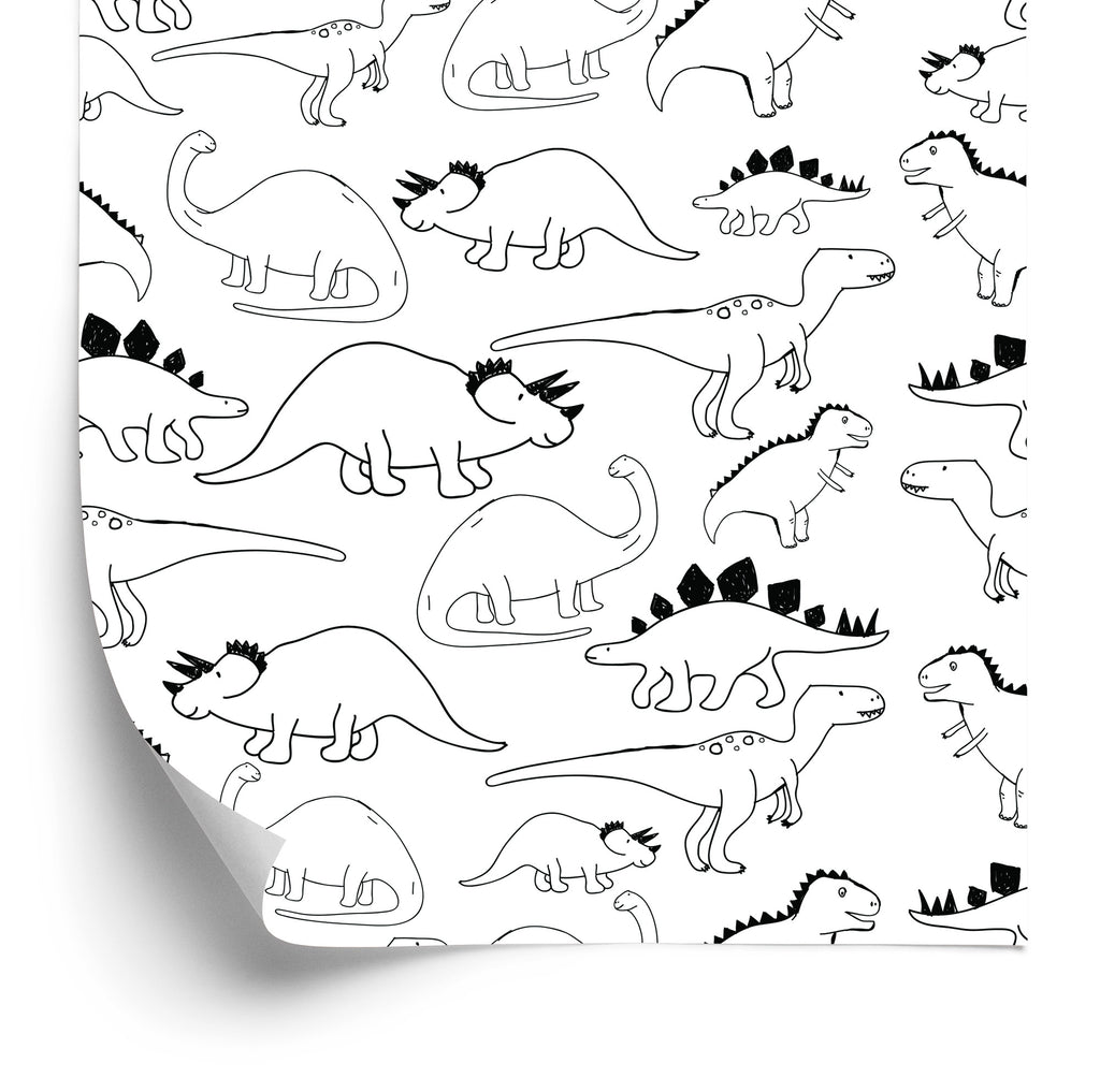 Tapeta Z Dinozaurami, Do Pokoju Dziecka