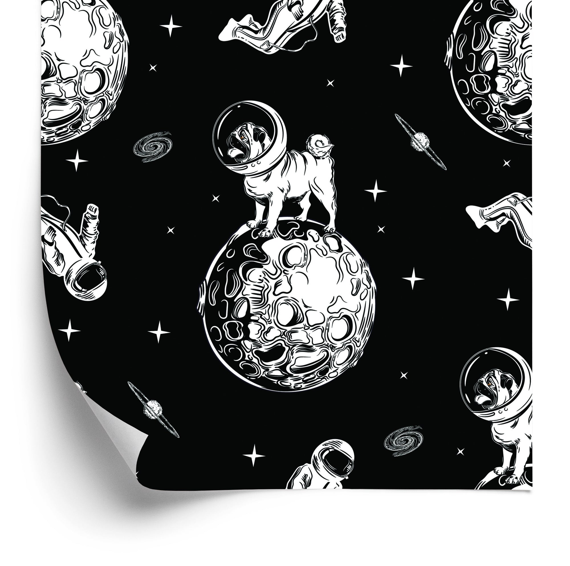 Tapeta Psy W Kosmosie