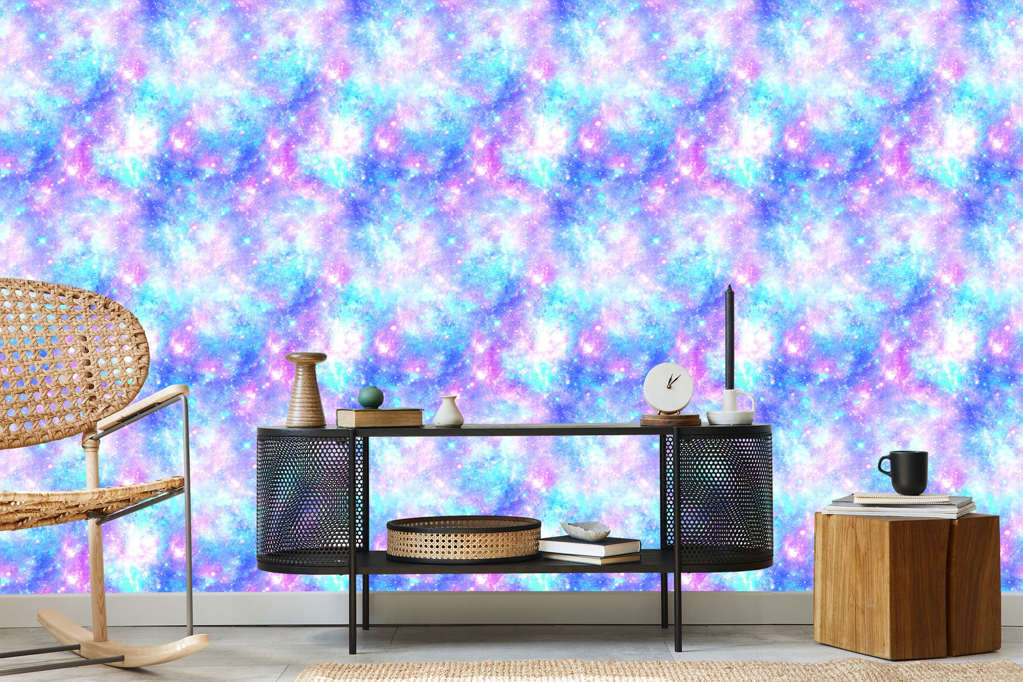 Tapeta Kolorowy Kosmos Galaxy