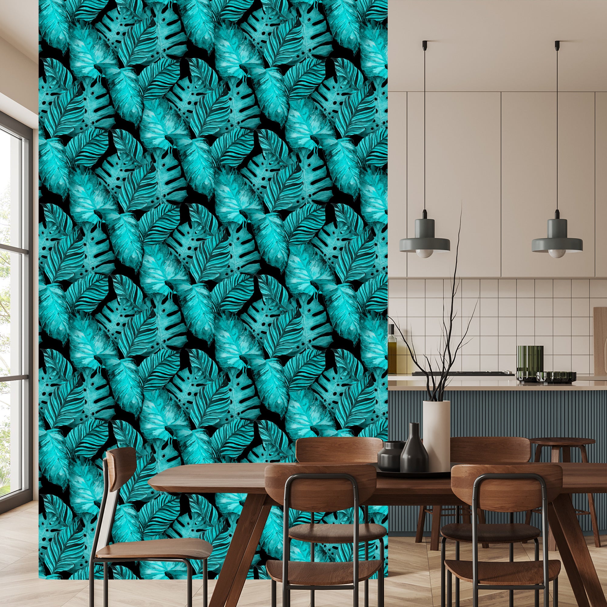 Tapeta Liście Palmy, Marakui I Monstery
