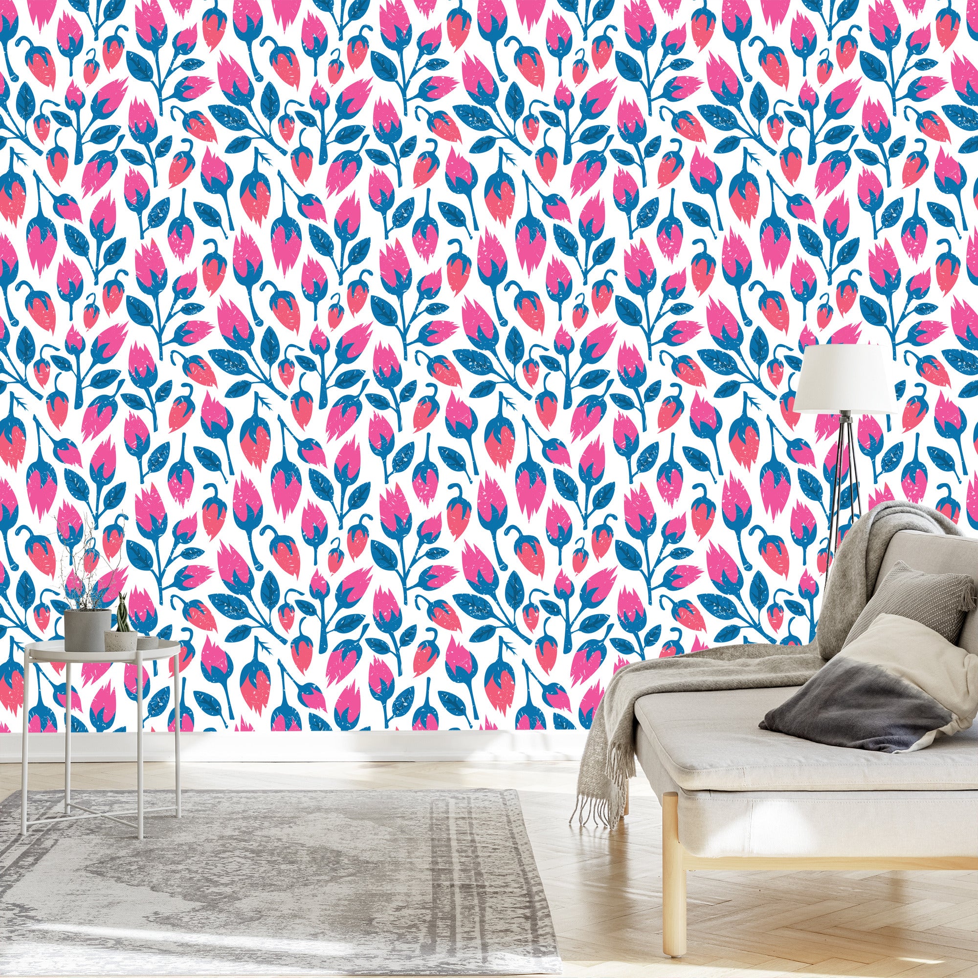 Tapeta Kwiaty W Stylu Retro