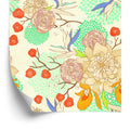 Tapeta Retro Kwiaty