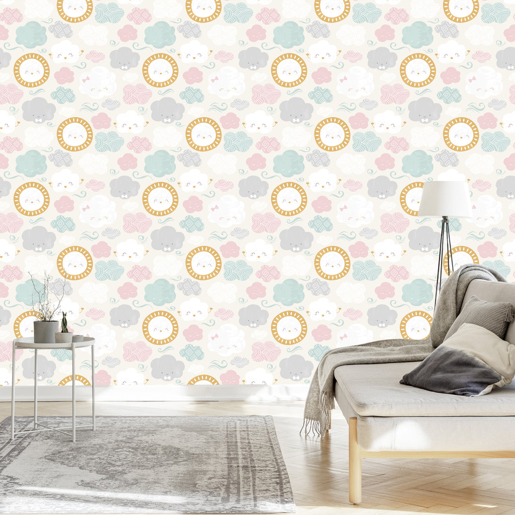 Tapeta Słońce Na Tle Chmur
