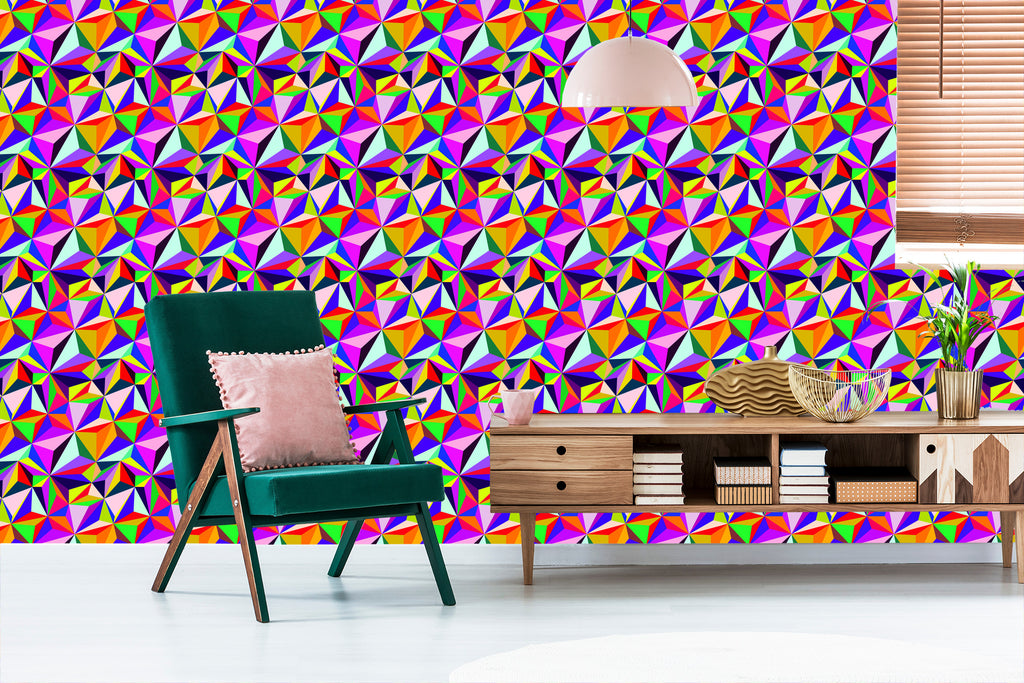 Tapeta Kolorowe Wzory Geometryczne