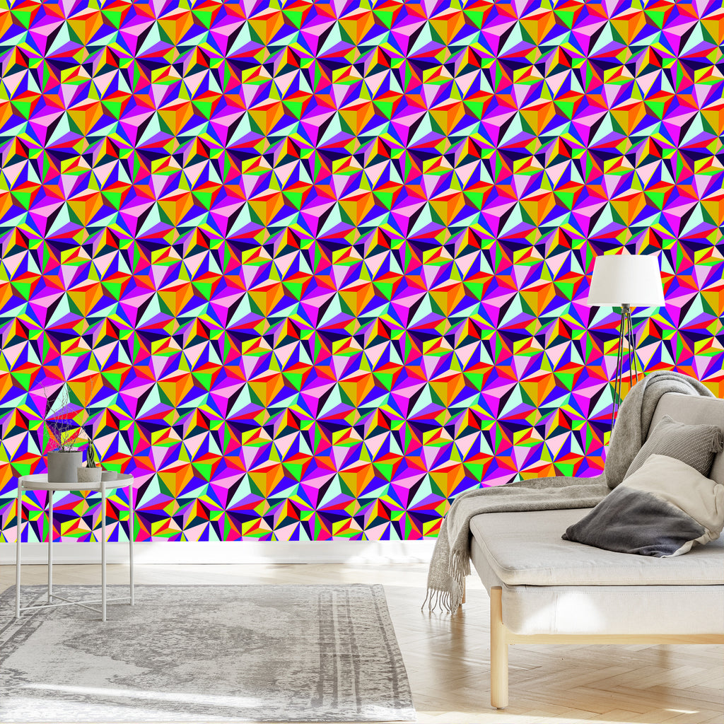 Tapeta Kolorowe Wzory Geometryczne