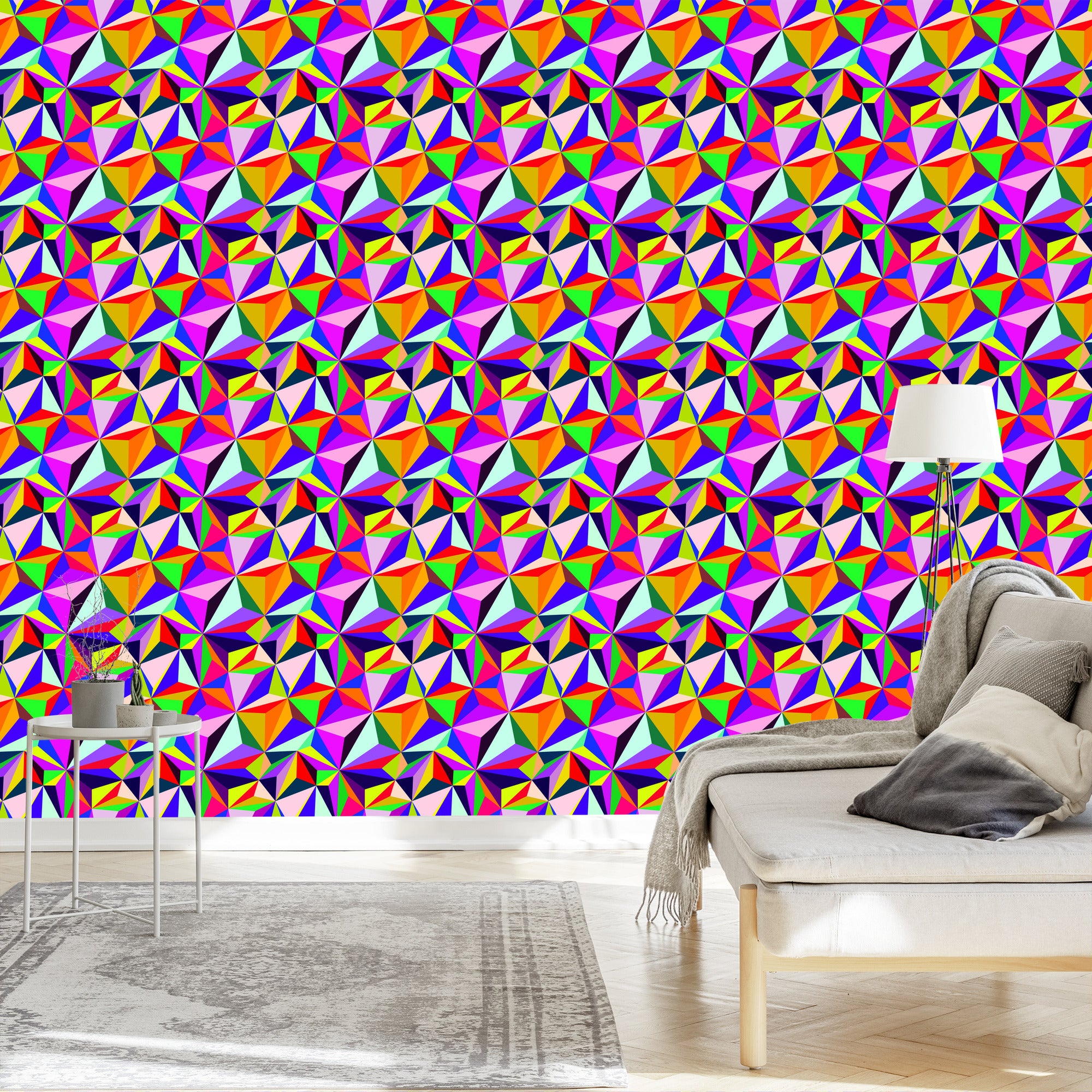 Tapeta Kolorowe Wzory Geometryczne
