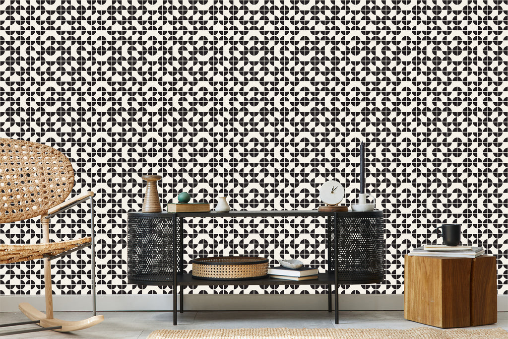 Tapeta Modernistyczny Wzór Geometryczny