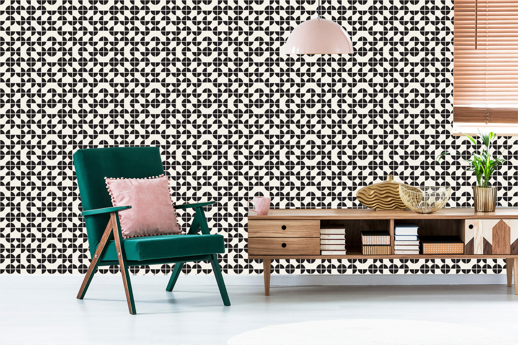 Tapeta Modernistyczny Wzór Geometryczny