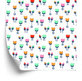 Tapeta Dla Dzieci, Tulipany W Stylu Skandynawskim