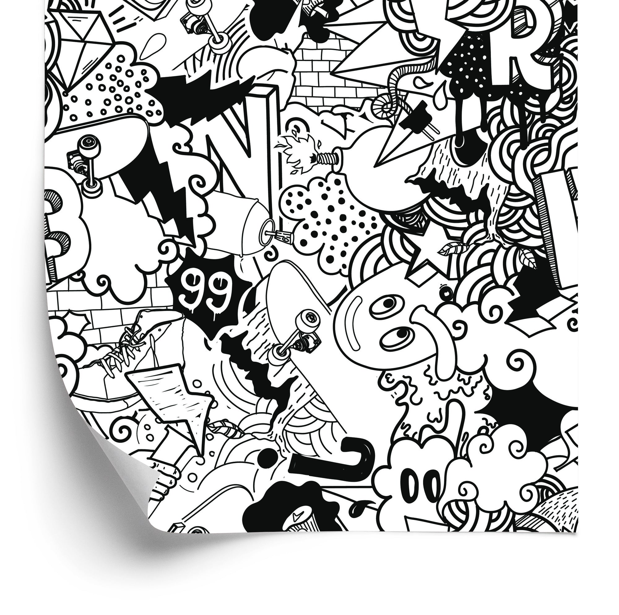 Tapeta Modne Graffiti